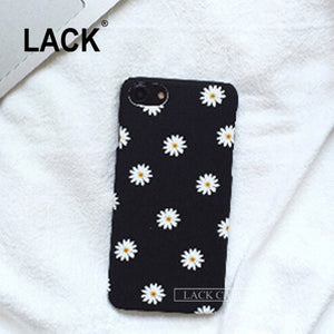 Frosted Cute Daisy Flower iPhone Cover Case