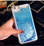 NEW Luxury Glitter Liquid Sand Quicksand Star Case for iphone 4 4S 5 5S SE 6 6S 7 8 Plus X 10 Transparent Clear Hard Cover