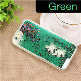 NEW Luxury Glitter Liquid Sand Quicksand Star Case for iphone 4 4S 5 5S SE 6 6S 7 8 Plus X 10 Transparent Clear Hard Cover