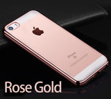 Luxury Silicone Case For iPhone 5 / 5S / SE Transparent Cover 0.5 mm Ultra Slim Coque Fundas For iPhone 8 7 6S 6 Case