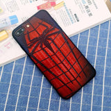 Marvel Spiderman Batman Captain America funds for iPhone 5 6 6s 7 Plus Soft Silicon 3D Stereo Relief Painting Phone Cases Cover