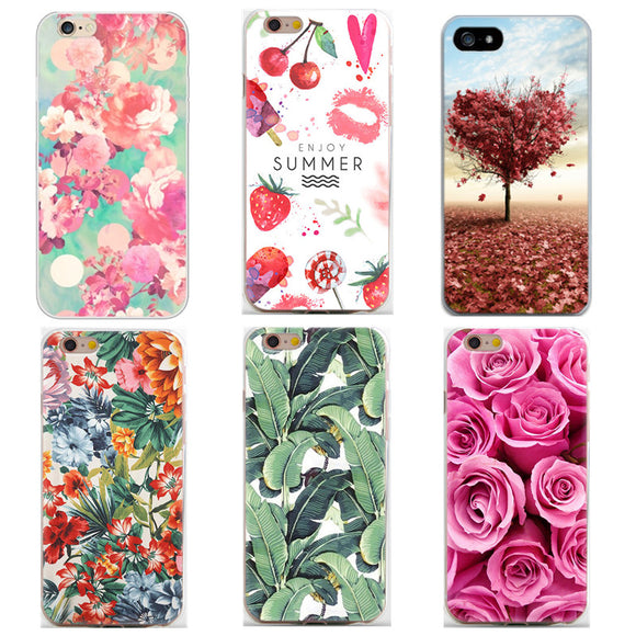 Mobile Phone Cases For Apple Iphone 5s Case for Iphone5 5Se 6 S 6s 7 Plus Case Cover Luxury TPU Silicon Cartoon Paint cute Capa