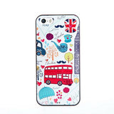 Comic Character Relief Painting Cover Case for iPhone