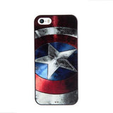 Comic Character Relief Painting Cover Case for iPhone