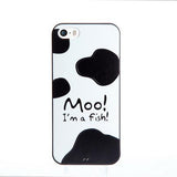 Comic Character Relief Painting Cover Case for iPhone