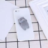 Phone Case for iPhone 6 6S 3D Cute Soft Silicone Squishy Cat Fundas for iPhone 6 6S 7 7 Plus 5 5S Cover Sleeping Kitty Coque