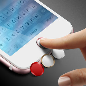 Hot!!! Aluminum Touch ID Home Button Sticker for iPhone