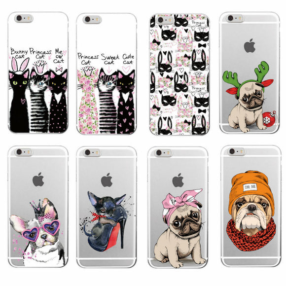 Cute Animal Cartoon iPhone Cover Case