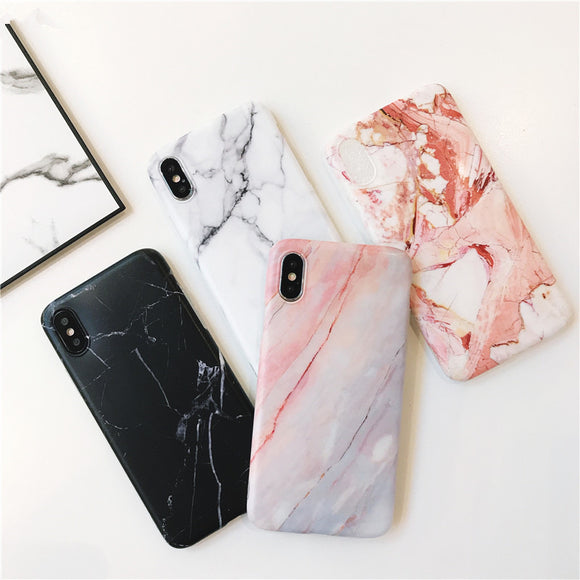 Simple Marble TPU Case for iphone