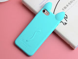 NEW Fashion 3D Cartoon Soft Silicone Case for iPhone X 8 7 7Plus 6 6S Plus 5 5S SE 4 4S 4G Phone Cover funda coque Good Quality