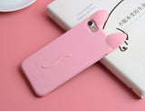 NEW Fashion 3D Cartoon Soft Silicone Case for iPhone X 8 7 7Plus 6 6S Plus 5 5S SE 4 4S 4G Phone Cover funda coque Good Quality