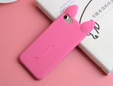 NEW Fashion 3D Cartoon Soft Silicone Case for iPhone X 8 7 7Plus 6 6S Plus 5 5S SE 4 4S 4G Phone Cover funda coque Good Quality