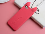 NEW Fashion 3D Cartoon Soft Silicone Case for iPhone X 8 7 7Plus 6 6S Plus 5 5S SE 4 4S 4G Phone Cover funda coque Good Quality