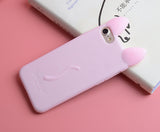 NEW Fashion 3D Cartoon Soft Silicone Case for iPhone X 8 7 7Plus 6 6S Plus 5 5S SE 4 4S 4G Phone Cover funda coque Good Quality