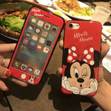 Cartoon Mickey Miennie Mouse iPhone Cover Case