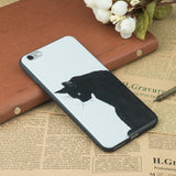 Cat Dog Pattern iPhone Cover Case