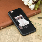 Cat Dog Pattern iPhone Cover Case