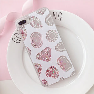 Dynamic Liquid Glitter Quicksand iPhone Cover Case
