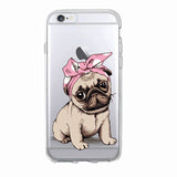 Animal Princess  French Bulldog Soft iPhone Cover Case