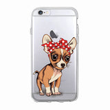 Animal Princess  French Bulldog Soft iPhone Cover Case