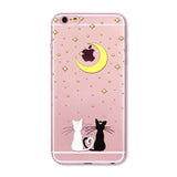 Cute Funny Cats Cartoon iPhone Cover Case