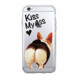 Cute Corgi Butt Animal Puppy Soft iPhone Cover Case