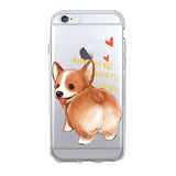Cute Corgi Butt Animal Puppy Soft iPhone Cover Case
