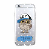 Cute Owl Hearts Lover Christmas Cartoon iPhone Cover Case