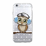 Cute Owl Hearts Lover Christmas Cartoon iPhone Cover Case