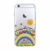 Cute Owl Hearts Lover Christmas Cartoon iPhone Cover Case