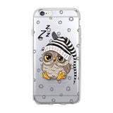Cute Owl Hearts Lover Christmas Cartoon iPhone Cover Case