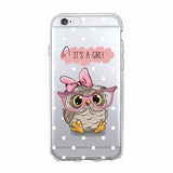 Cute Owl Hearts Lover Christmas Cartoon iPhone Cover Case