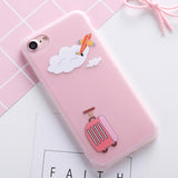 Colorful flower and Animal Cartoon iPhone Cove Case