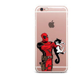 Funny Spiderman Comics Unicorn Deadpool Marvel iPhone Cover Case
