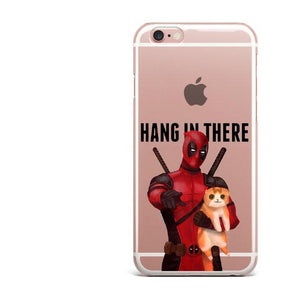 Funny Spiderman Comics Unicorn Deadpool Marvel iPhone Cover Case