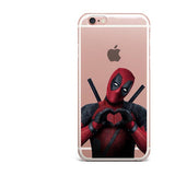 Funny Spiderman Comics Unicorn Deadpool Marvel iPhone Cover Case