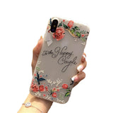 3D Flower Emboss iPhone Cover Case