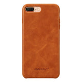 Jisoncase Original Leather Case for iPhone 8 8 Plus Case Cover Genuine Leather Luxury Slim Back Cover for iPhone 7 7 Plus Capas