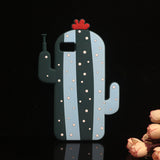 3D Cartoon Fruit And Cactus Plant iPhone Cover Case