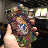 Kerzzil Case For iPhone 7 6 6S Plus Cartoon Matte 3D Relief Cute Mermaid Princess Phone Hard PC Cover Back For iPhone X 7 8 Plus