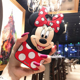 3D Cartoon Mickey Minnie iPhone Cover Case
