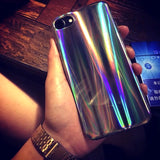 Luxury Rainbow Glitter Phone Case For iPhone 8 X Cool Laser Colorful Shining Case For iphone 7 6 6S Plus Soft TPU Silicone Cover