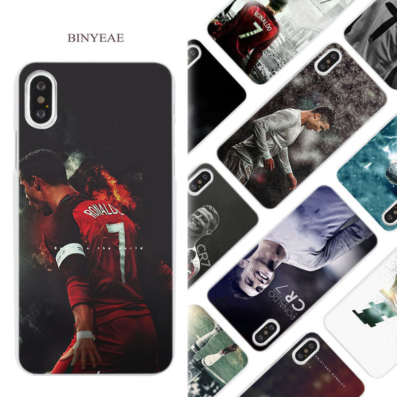 Cristiano Ronaldo Hard White iPhone Cover Case
