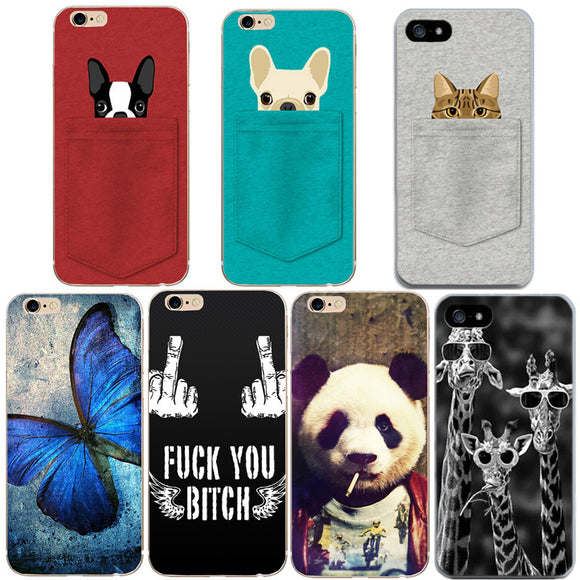 Cute Animal Painting iPhone Cover Case