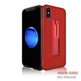 Carbon Fiber having Ring Stand iPhone Cover Case