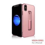 Carbon Fiber having Ring Stand iPhone Cover Case