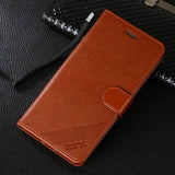 Flip Stand Leather Wallet iPhone Cover Case