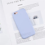 Shockproof  Anti-Knock Candy Color Silicone Cases for iPhone 7 Luxury TPU Case for iPhone 6 8 7 6s Plus Case Original Protective