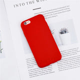 Shockproof  Anti-Knock Candy Color Silicone Cases for iPhone 7 Luxury TPU Case for iPhone 6 8 7 6s Plus Case Original Protective
