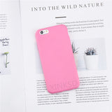 Shockproof  Anti-Knock Candy Color Silicone Cases for iPhone 7 Luxury TPU Case for iPhone 6 8 7 6s Plus Case Original Protective